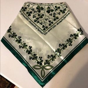 Celtic Shamrock Scarf.